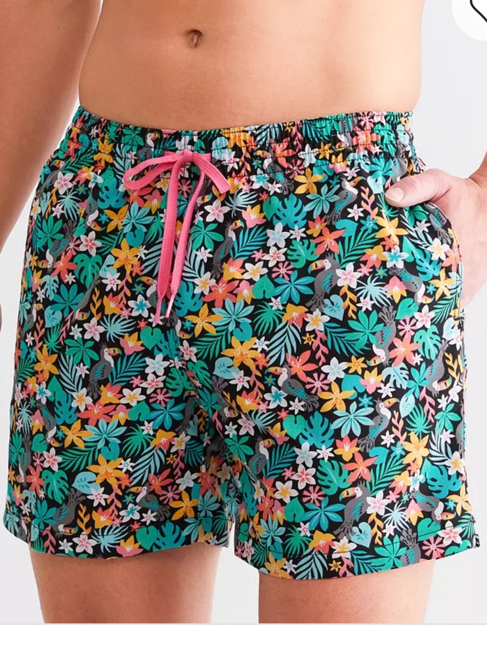 Chubbies The Bloomerangs Stretch Swim Trunks 4” size XXL
